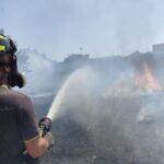 Vasto incendio a Sandonaci, intervento del VVF di Francavilla Fontana e Taranto
