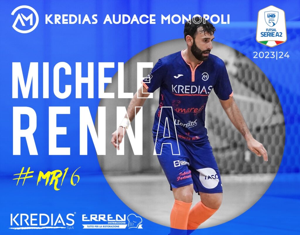 Futsal A2 M Michele Renna continua con l Audace Monopoli