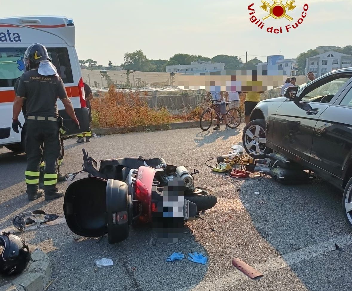 Policoro, Scontro Auto-moto: Perde La Vita Un 56enne