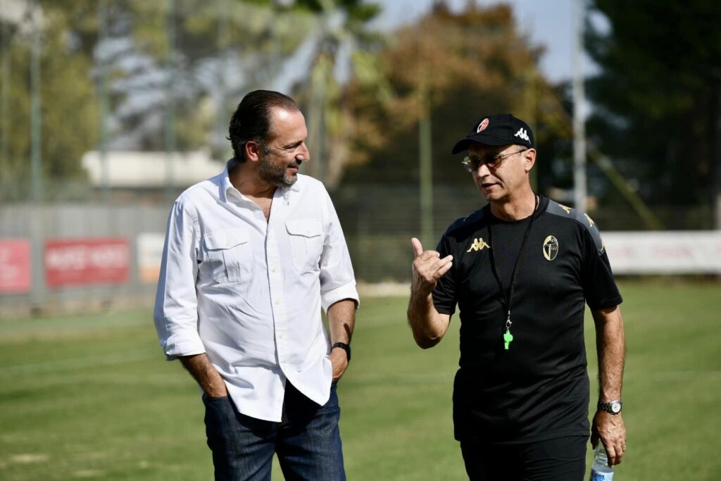 Luigi De Laurentiis e Pasquale Marino - foto Ssc Bari