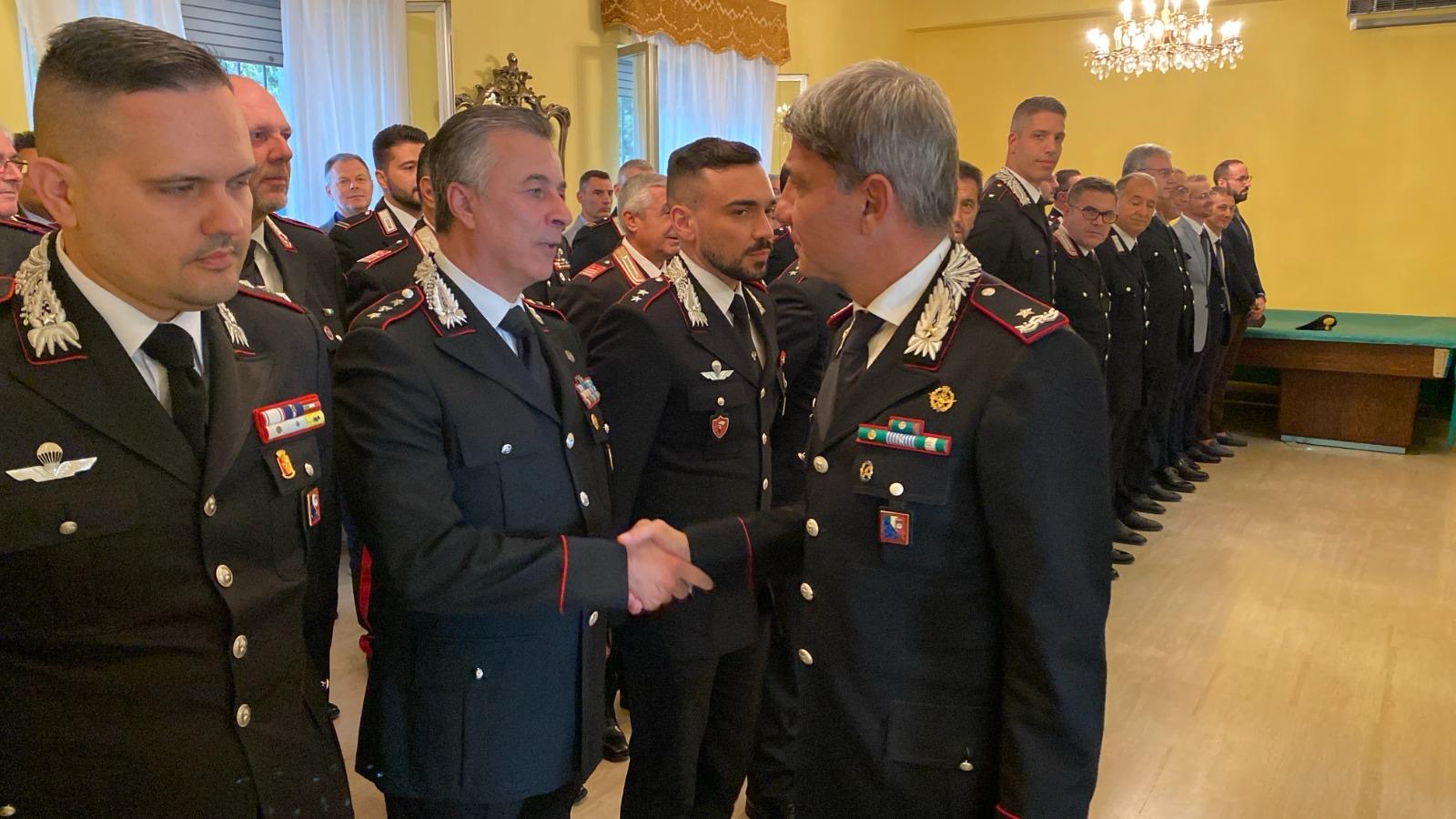 Cerignola, Visita Del Comandante Della Legione Carabinieri Puglia