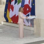 Premier Meloni firma l’apertura del G7 a Borgo Egnazia (foto)