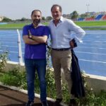 Stefano Mei, presidente Fidal, visita lo stadio ‘Valente’ di Taranto