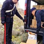 Minervino: carabinieri sequestrano circa 350kg di esplosivo, due arresti