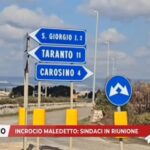 Monteparano, incrocio maledetto: sindaci in riunione