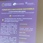 Forum Esg, imprese devono lavorare su innovazione