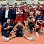 Volley A3/M, Aurispa Lecce domina al PalaSiani di Napoli: netto 3-0