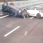 Incidente sulla nuova SS 172: auto si ribalta dopo tamponamento