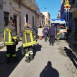 S.Vito dei Normanni: incendio in un appartamento. Un persona salvata dai pompieri