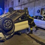 Incidente a Brindisi: auto si ribalta dopo scontro