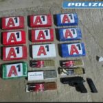 Cocaina e armi in un garage di Barletta, due arresti della Polizia