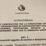 Comune di Bari, al via il bando pubblico per le società partecipate