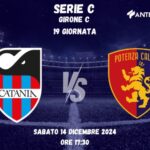 🔴 Diretta, Catania-Potenza 0-0: primo tempo