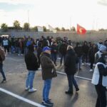 Brindisi, la protesta dei metalmeccanici