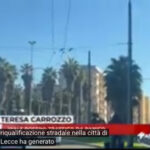 Lecce, viale Rossini: traffico da panico