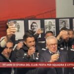 Il Bari compie 117 anni, squadra e città in festa