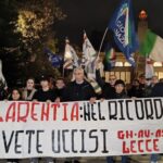 Lecce, manifestazione di Fratelli d’Italia in ricordo di Acca Larentia